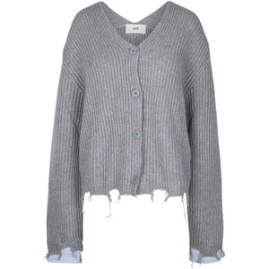 Solotre, Dames, Truien, Grijs, Maat: M Wol,