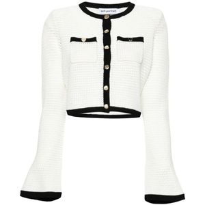 Self Portrait, Dames, Truien, Wit, Maat: L Viscose,