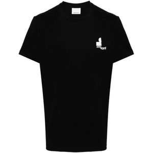 Isabel Marant, Heren, Tops, Zwart, Maat: L Katoen,