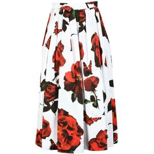 Alexander McQueen, Dames, Rokken, Veelkleurig, Maat: XS Katoen,