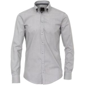 Katt, Heren, Overhemden, Grijs, Maat: S