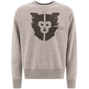 Human Made, Heren, Sweatshirts & Hoodies, Grijs, Maat: M Katoen,