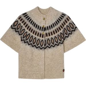 Busnel, Dames, Truien, Beige, Maat: XL Wol,