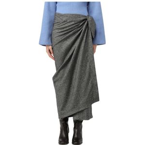 Erika Cavallini, Dames, Rokken, Grijs, Maat: L
