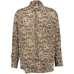 Lemaire, Heren, Overhemden, Veelkleurig, Maat: L Katoen,