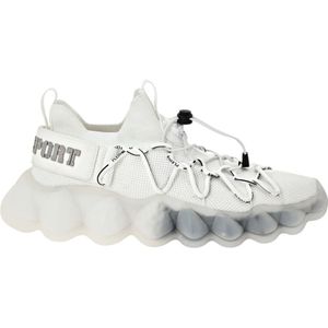 Plein Sport, unisex, Schoenen, Wit, Maat: 35 EU Nylon,