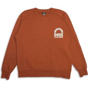 Deus Ex Machina, Dames, Sweatshirts & Hoodies, Oranje, Maat: S Fleece,