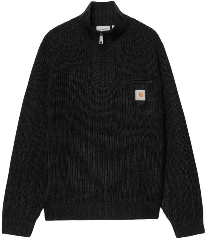 Carhartt WIP - Detroit 1/2 Zip - Sweater - Zwart