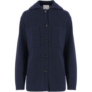 Allude, Dames, Truien, Blauw, Maat: XS Wol,