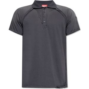 Diesel, Heren, Tops, Grijs, Maat: 3XL Katoen,