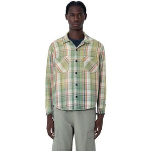 Gallery Dept., Heren, Overhemden, Veelkleurig, Maat: L Flanel,
