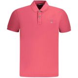 Napapijri - Cotton Polo Shirt - Oranje - Heren - Katoen