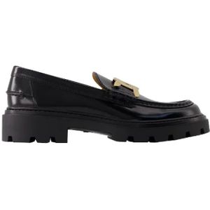 Tod's, Dames, Schoenen, Zwart, Maat: 39 EU Leer,