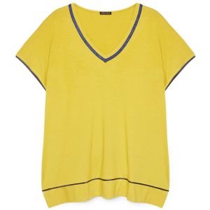 Fiorella Rubino, Dames, Tops, Geel, Maat: XS Viscose,