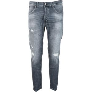 Dondup, Heren, Jeans, Grijs, Maat: W30 Katoen,