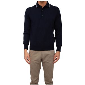 Paul & Shark, Heren, Truien, Blauw, Maat: M Wol,