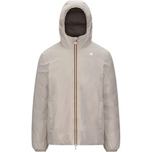 K-Way, Heren, Jassen, Beige, Maat: L Zijde,