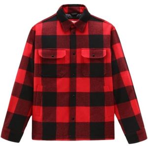 Woolrich, Heren, Jassen, Rood, Maat: XS Wol,