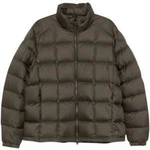 Moncler, Heren, Jassen, Groen, Maat: L Leer,