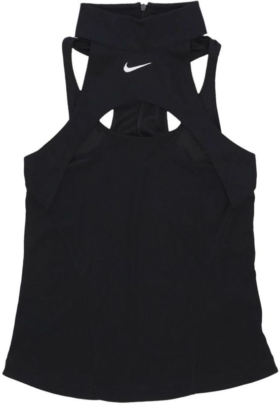 Haltertops - Jersey - Mouwloos - Slanke Pasvorm - Opstaande Kraag - Logoprint