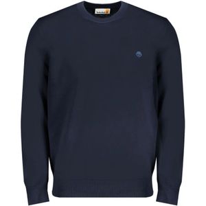 Crew Neck Sweater TB0A2967 - Blauw - Katoenen Trui