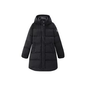 Woolrich Zwarte Parka Jas met Water- en Windbestendigheid , Black , Dames , Maat: XS