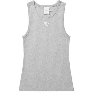 Munthe, Dames, Tops, Grijs, Maat: XL Katoen,