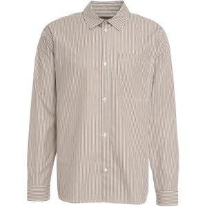 Rue De Tokyo, Heren, Overhemden, Bruin, Maat: XL Katoen,