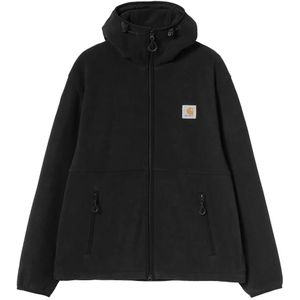 Carhartt Wip, Heren, Jassen, Zwart, Maat: L Fleece,
