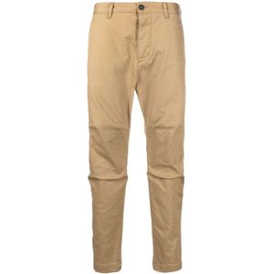 Dsquared2 Beige Slim Fit Broek , Beige , Heren , Maat: XL