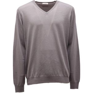 Paolo Pecora, Heren, Truien, Grijs, Maat: S Wol,
