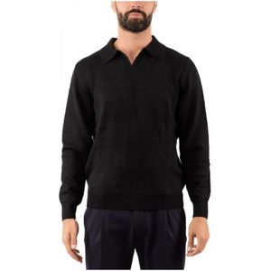 Saint Barth, Heren, Truien, Zwart, Maat: L