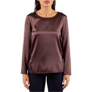 Max Mara, Dames, Blouses & Shirts, Rood, Maat: M Zijde,