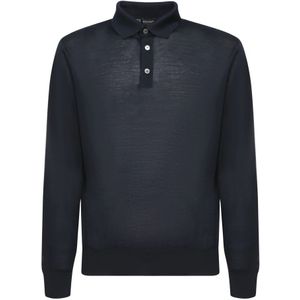 Zegna, Heren, Truien, Blauw, Maat: S Wol,