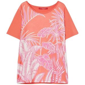 Marina Rinaldi, Dames, Tops, Oranje, Maat: S Tweed,