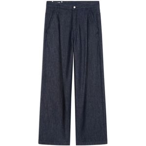 Dries Van Noten, Heren, Broeken, Blauw, Maat: M