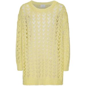 Americandreams, Dames, Truien, Geel, Maat: ONE Size Katoen,