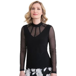 Joseph Ribkoff, Dames, Blouses & Shirts, Zwart, Maat: L Poliester,