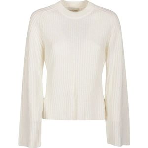 Loulou Studio, Dames, Truien, Beige, Maat: S