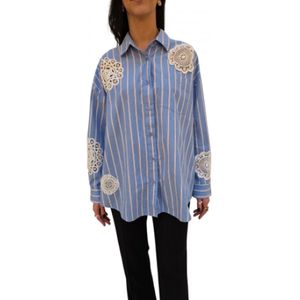 Essentiel Antwerp, Dames, Blouses & Shirts, Blauw, Maat: S