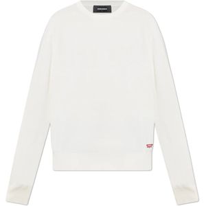 Dsquared2, Heren, Truien, Geel, Maat: XL Wol,