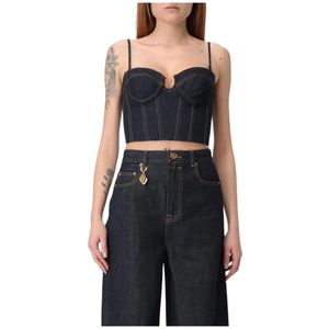 Zimmermann, Dames, Tops, Blauw, Maat: XS Denim,