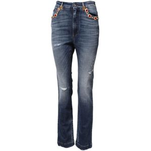 Dolce & Gabbana, Dames, Jeans, Blauw, Maat: XS Denim,