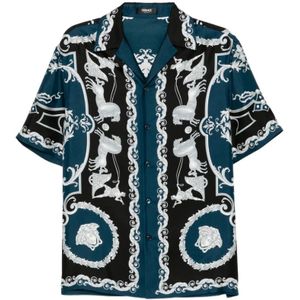 Versace, Heren, Overhemden, Veelkleurig, Maat: L Zijde,