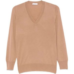 Le Tricot Perugia, Dames, Truien, Bruin, Maat: S Wol,
