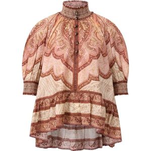 Zimmermann, Dames, Blouses & Shirts, Veelkleurig, Maat: 4XS Zijde,