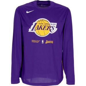 Nike, Heren, Tops, Paars, Maat: S Poliester,