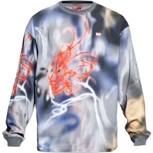 Diesel, Heren, Tops, Veelkleurig, Maat: L Katoen,