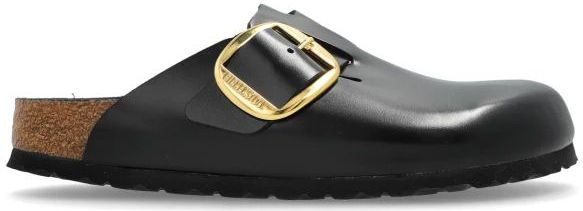 Birkenstock - Boston Big Buckle - Klompen - Zwart - Leer