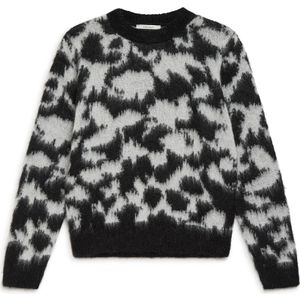 Maliparmi, Dames, Truien, Zwart, Maat: M Wol,